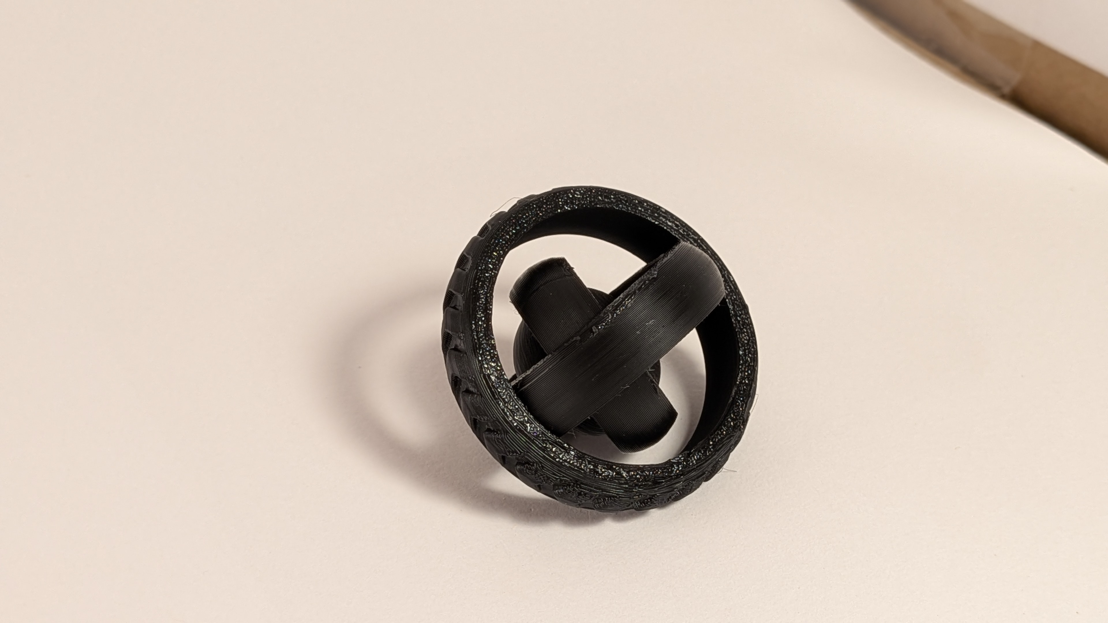 3D printed gyroscope orbit fidget toy